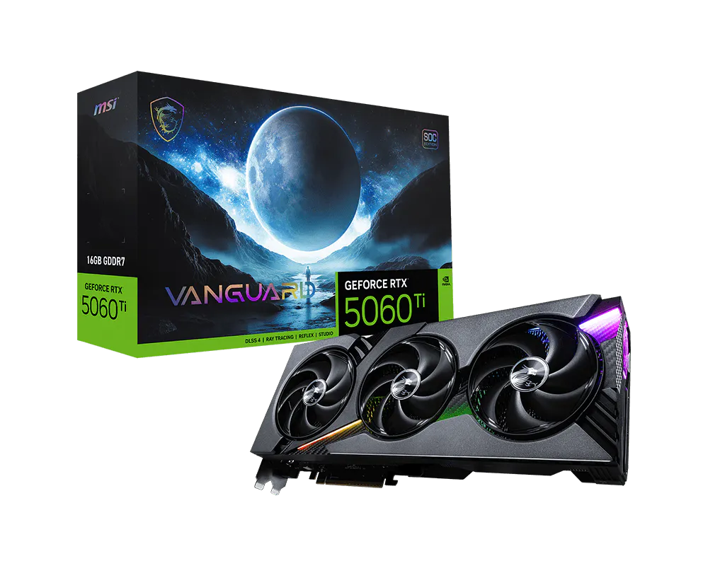 MSI GeForce RTX 5060 Ti 16G VANGUARD SOC